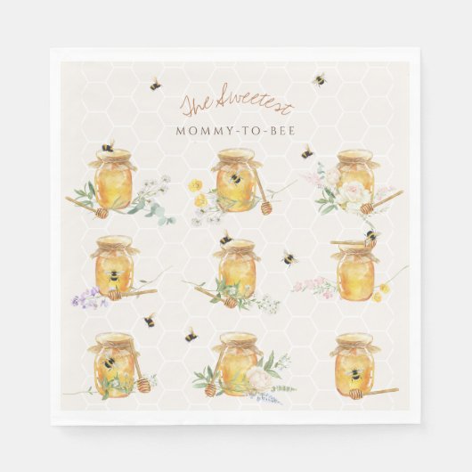 Sweet Little Honey Baby Dusche Serviette (Vorderseite)