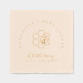 Sweet Little Honey Baby Dusche Servietten Mit Folie (Vorderseite)