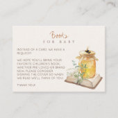 Sweet Little Honey Baby Shower Books für Baby Begleitkarte (Vorderseite)