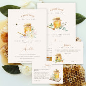 Sweet Little Honey Baby Shower Books für Baby Begleitkarte