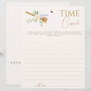 Sweet Little Honey Baby Shower Time Kapsel