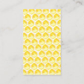 Sweet Little Honey Bee Baby Diaper Raffle Ticket Begleitkarte (Rückseite)