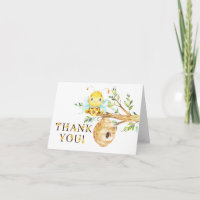 Sweet Little Honey Bee Baby Dusche Danke