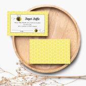 Sweet Little Honey Bee Baby Dusche Windel Raffle Begleitkarte