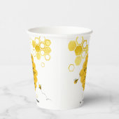 Sweet Little Honey Bee Baby Shower Cups Pappbecher (Rechts)