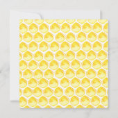 Sweet Little Honey Bee Baby Shower Einladung (Rückseite)