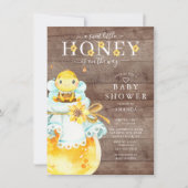 Sweet Little Honey Bee Baby Shower Einladung (Vorderseite)