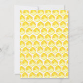 Sweet Little Honey Bee Baby Shower Einladung (Rückseite)