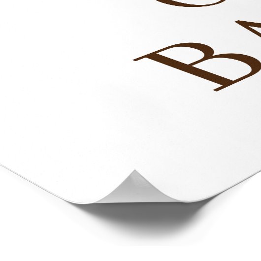 Sweet Little Honey Bee Baby Shower Poster (Ecke)