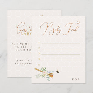 Sweet Little Honey Dusche Raten Sie das Baby Food 