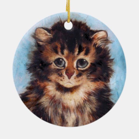 Sweet Little Kitten Face ・ Louis Wain ・ Ornament (Hinten)