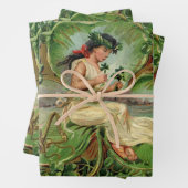 Sweet Little Kleeblatt Geschenkpapier Set (Beispiel)