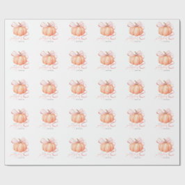 Sweet Little Kürbis Pink Bogen ist auf dem Weg Geschenkpapier