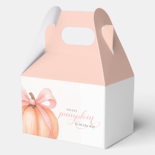 Sweet Little Kürbis Pink Bogen ist auf dem Weg Geschenkschachtel