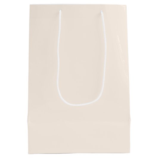 Sweet Little Kürbis Pink Bogen ist auf dem Weg Mittlere Geschenktüte (Rückseite)