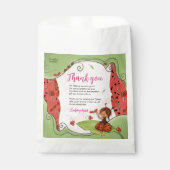 Sweet Little Lady Ladybug Baby Shower Thank You  Geschenktütchen (Vorderseite)