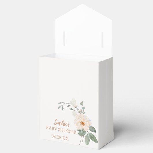 "Sweet Little Lamb Baby Dusche Geschenkschachtel (Geöffnet)