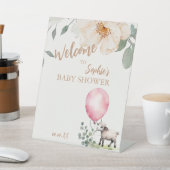 "Sweet Little Lamb" Babydusche Willkommen Sockelschild (In SItu)