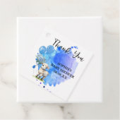 Sweet Little Lamb Blue Hydrangea Balloon Geschenkanhänger (Beispiel)