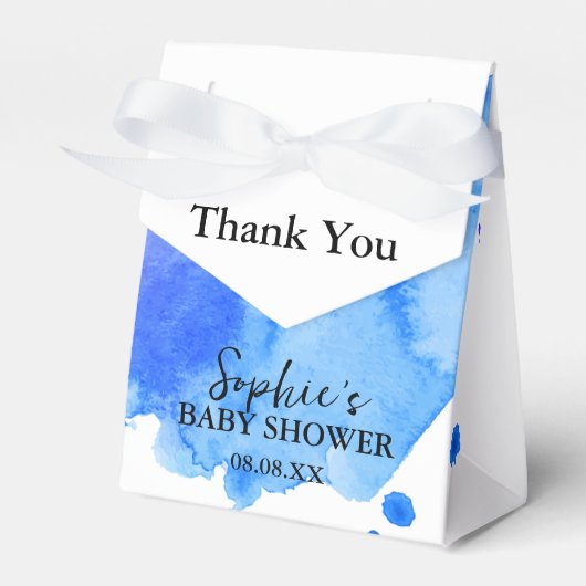 Sweet Little Lamb Blue Hydrangea Balloon Geschenkschachtel (Vorderseite)