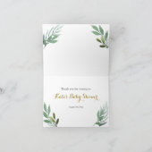 Sweet Little Lamb Greenerity Faltkarte Dankeskarte (Innenseite)