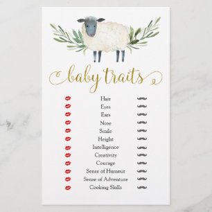 Sweet Little Lamb Greenery Baby Shower Baby Tracks