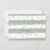 Sweet Little Lamb Greenery Danke Karte (Rückseite)