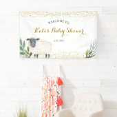 Sweet Little Lamb Greenery Große Banner (Insitu)