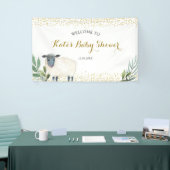 Sweet Little Lamb Greenery Große Banner (Messeveranstaltung)