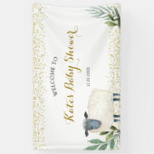 Sweet Little Lamb Greenery Große Banner (Vertikal)