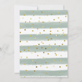 Sweet Little Lamb Greenery Kinderdusche Einladung (Rückseite)