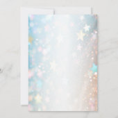 Sweet Little Lamp Baby Dusche Balloons Schöne Einladung (Rückseite)