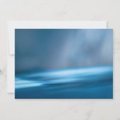 Sweet Little Lamp Baby Dusche Blau Schöne Einladung (Rückseite)