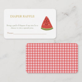 Sweet Little Melon Babydusche Windelwanne Begleitkarte