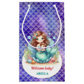 Sweet Little Mermaid Baby Kleine Geschenktüte (Rückseite)