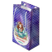 Sweet Little Mermaid Baby Kleine Geschenktüte (Rückseite Schrägansicht)