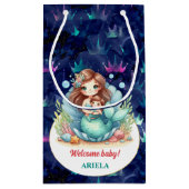 Sweet Little Mermaid Baby Kleine Geschenktüte (Rückseite)