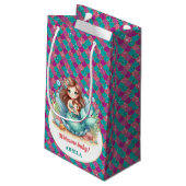 Sweet Little Mermaid Baby Kleine Geschenktüte (Rückseite Schrägansicht)