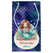 Sweet Little Mermaid Baby Kleine Geschenktüte (Rückseite)