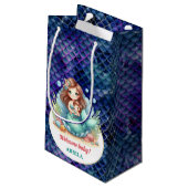 Sweet Little Mermaid Baby Kleine Geschenktüte (Rückseite Schrägansicht)