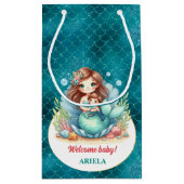 Sweet Little Mermaid Baby Kleine Geschenktüte (Rückseite)