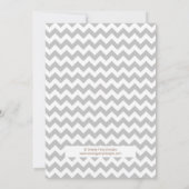 Sweet Little Monkey Girl Babydusche Einladung (Rückseite)