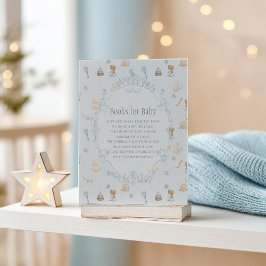 Sweet Little Mouse Baby Shower Enclosure Card Begleitkarte