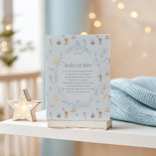 Sweet Little Mouse Baby Shower Enclosure Card Begleitkarte