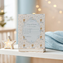 Sweet Little Mouse Baby Shower Enclosure Card Begleitkarte