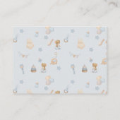 Sweet Little Mouse Baby Shower Enclosure Card Begleitkarte (Rückseite)