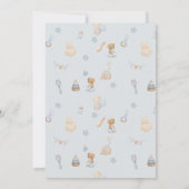 Sweet Little Mouse Baby Shower Invitation Einladung (Rückseite)