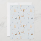 Sweet Little Mouse Baby Shower Invitation Einladung (Rückseite)