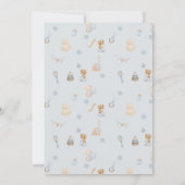 Sweet Little Mouse Baby Shower Invitation Einladung (Rückseite)