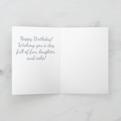 Sweet Little Mouse Birthday Folded Greeting Card Karte (Innenseite)